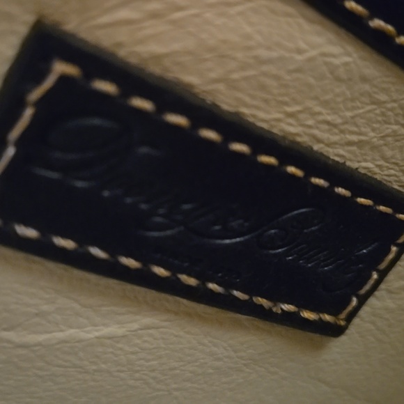 Dooney & Bourke Cassidy Hobo Navy Florentine leather NWT - Picture 14 of 15